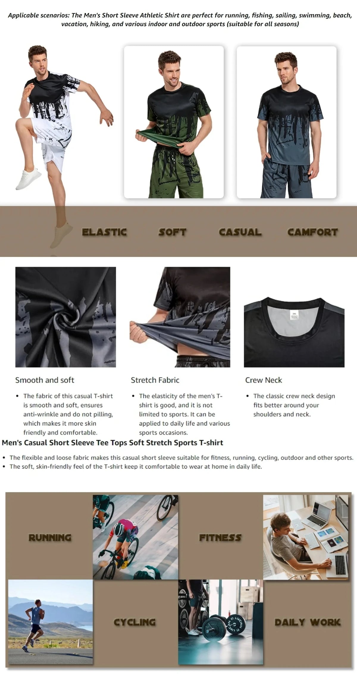 Jesus Cross Print Men T-Shirt Summer Casual Short Sleeve Tee Micro Elastic Quick Dry Streetwear Oversized T-Shirt Men Sportswear